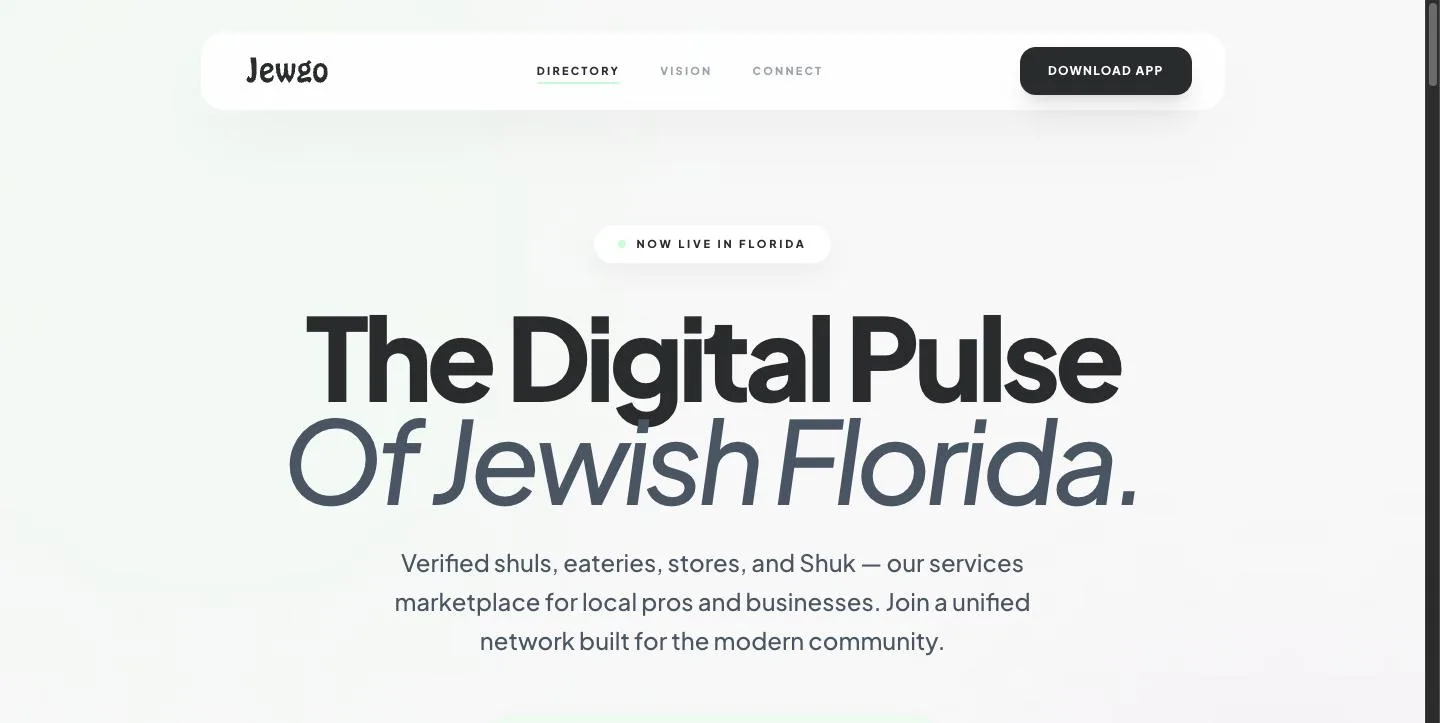 Jewgo project preview