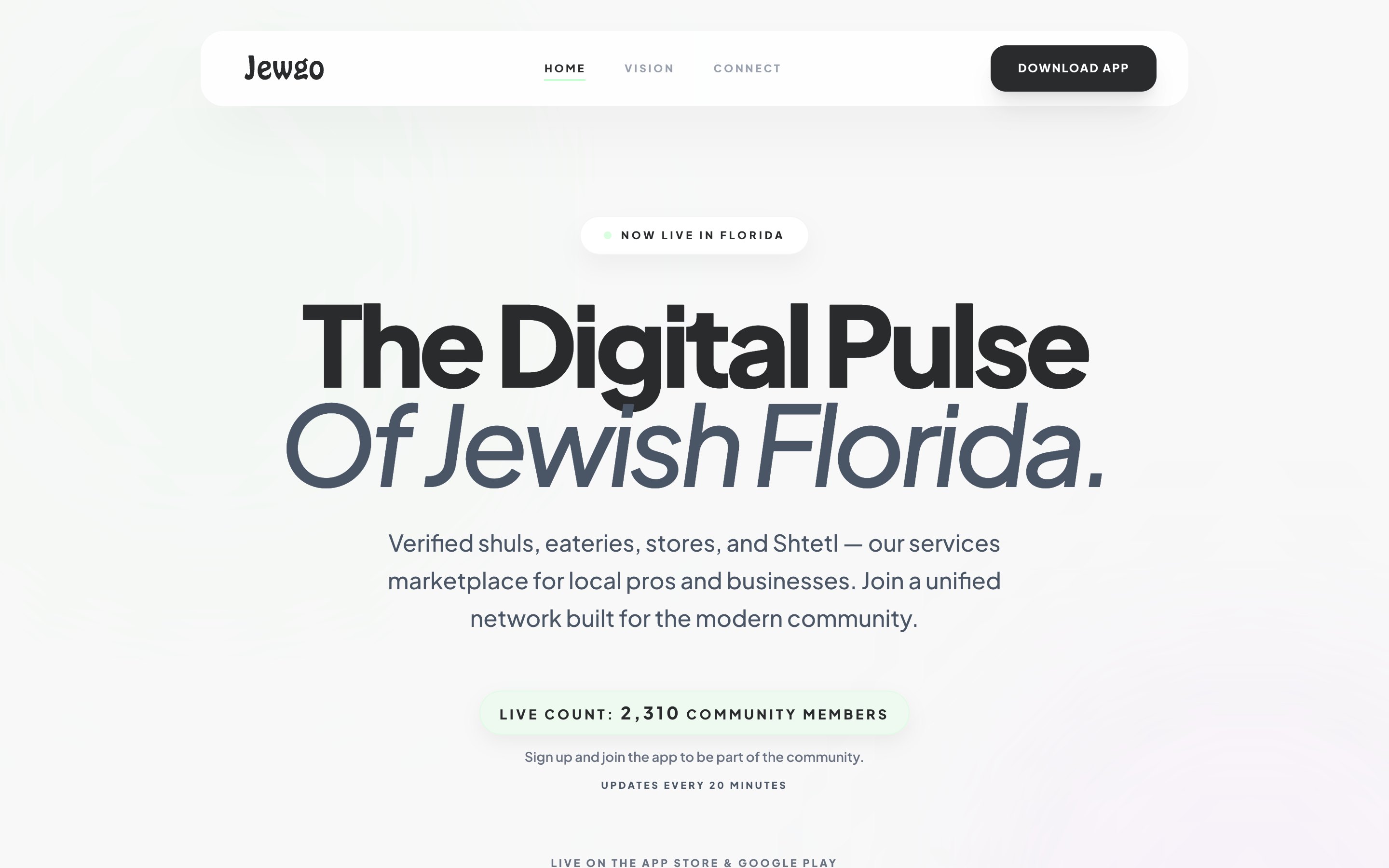 Jewgo — project preview